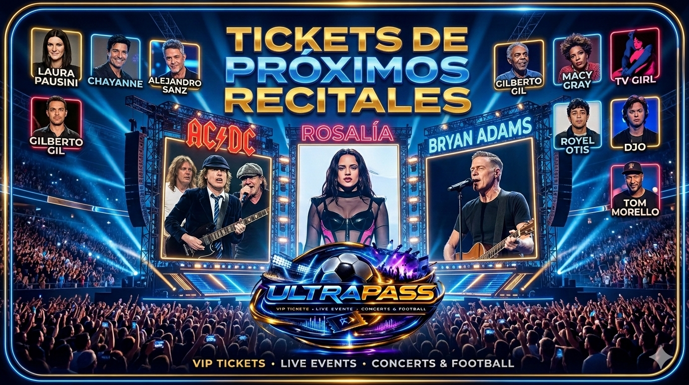 Entradas Tickets Boletos Recitales en Argentina 2026: agenda completa