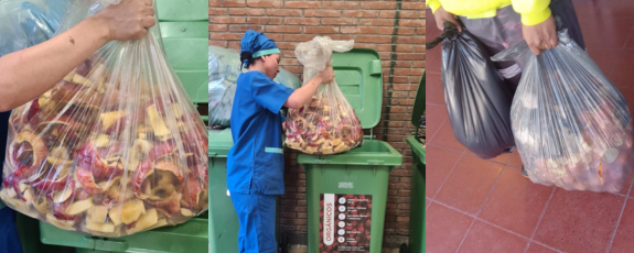 Ya son 24 las escuelas porteñas que separan restos de sus comedores para hacer compost