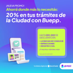 BUEPP ofrece un 20% de reintegro para pagar trámites porteños con código QR