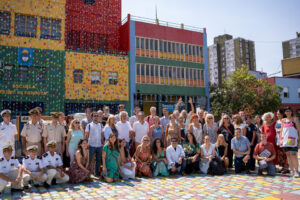 La Boca abrazó la memoria de Quinquela con cientos de mensajes en pañuelos