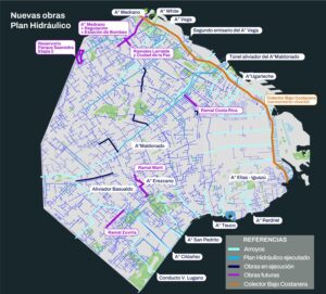 La Ciudad anunció nuevas obras hidráulicas para reducir el riesgo de inundaciones