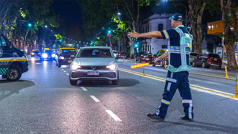 Nochebuena: hubo 8.726 controles de alcoholemia y 70 resultados positivos en la Ciudad