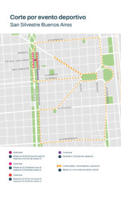 San Silvestre Buenos Aires: calles cortadas y recorrido por el Microcentro