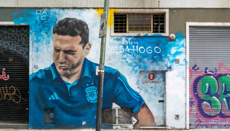 Murales que mantienen vivo el recuerdo de Qatar