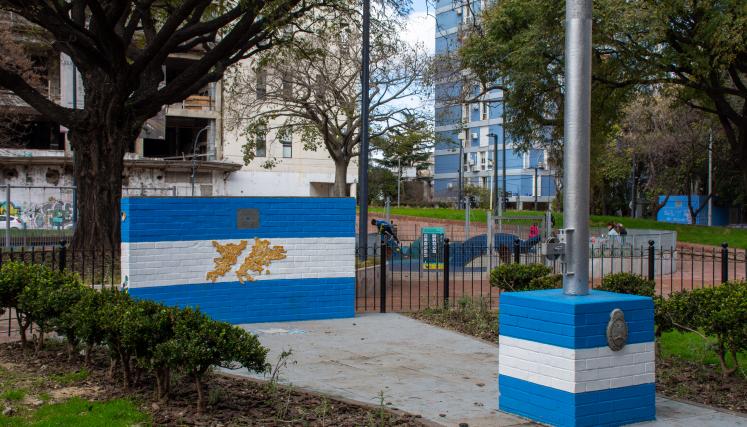 La Boca recuperó un espacio verde con juegos, deporte y mejores accesos