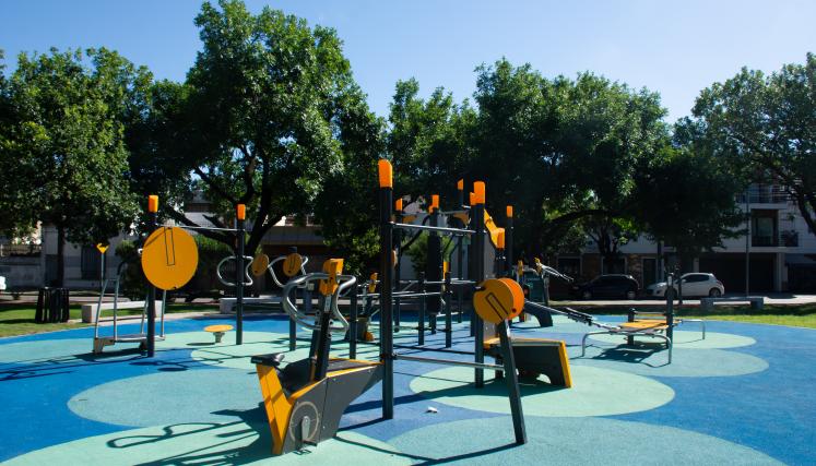 Villa Luro suma una pista y sectores para entrenar al aire libre