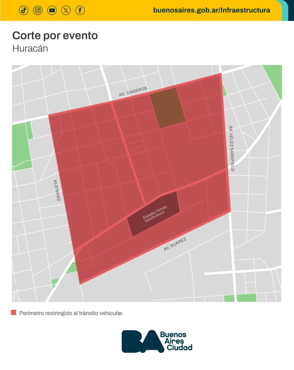 Cortes y restricciones por el recital de La Renga en Huracán
