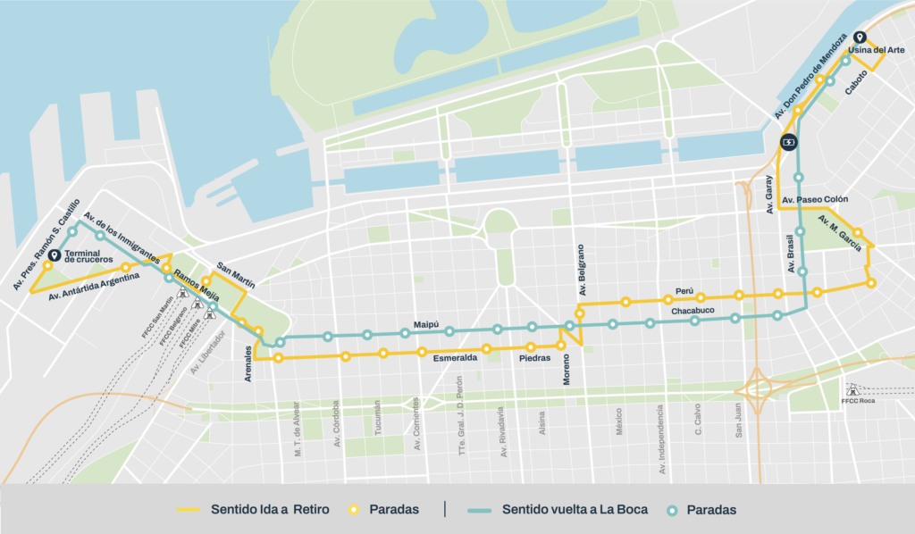 El eBus llega a la Usina del Arte y la Línea 102 amplía su conexión con Belgrano