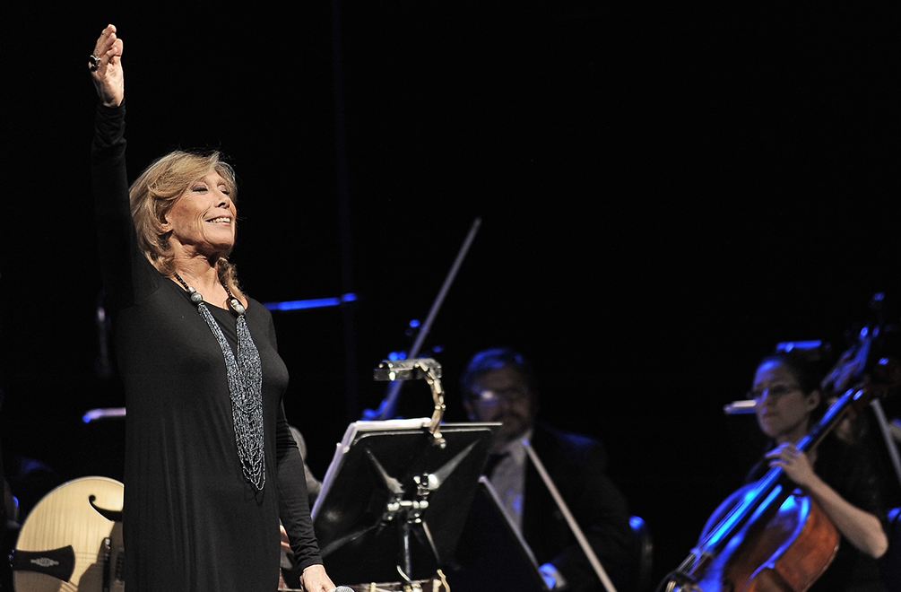 Amelita Baltar y la Banda Sinfónica homenajean a Piazzolla en La Boca