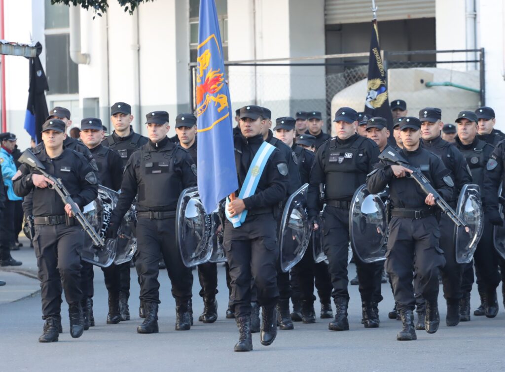 El cuerpo policial de contención urbana cumplió nueve años desde su creación