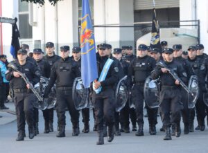 El cuerpo policial de contención urbana cumplió nueve años desde su creación