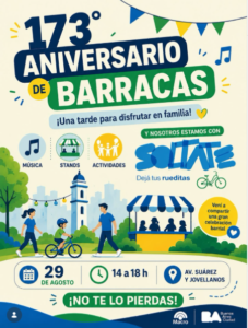 Barracas celebró sus 173 años con Soltate