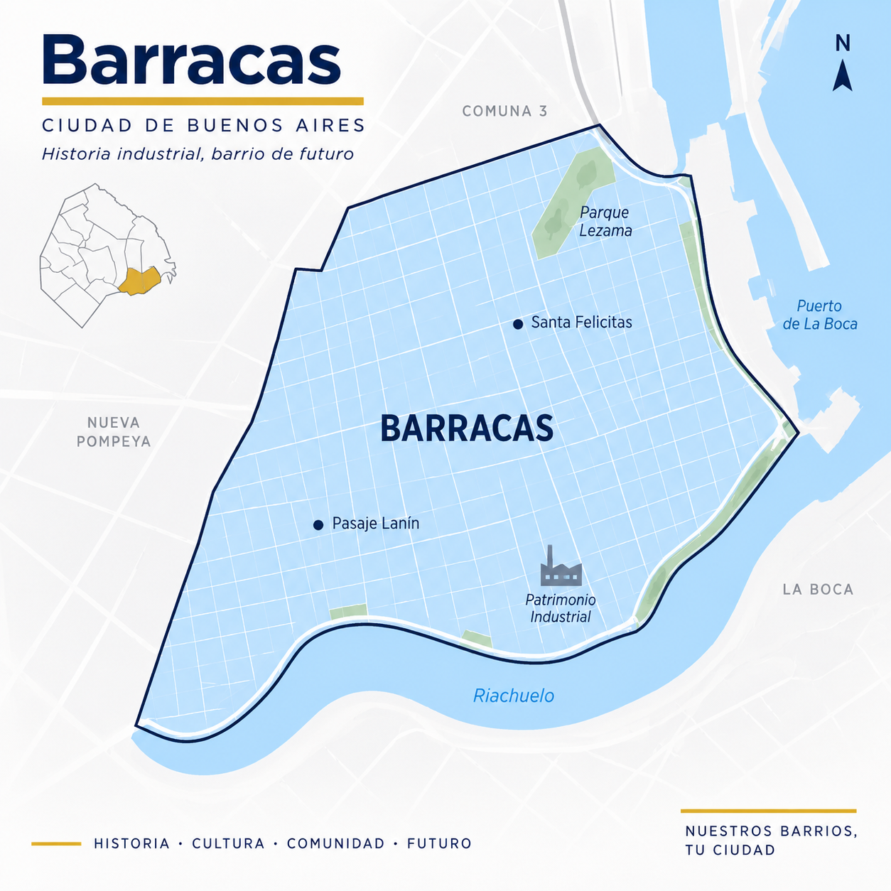 Pasaje Lanín en Barracas, Ciudad de Buenos Aires