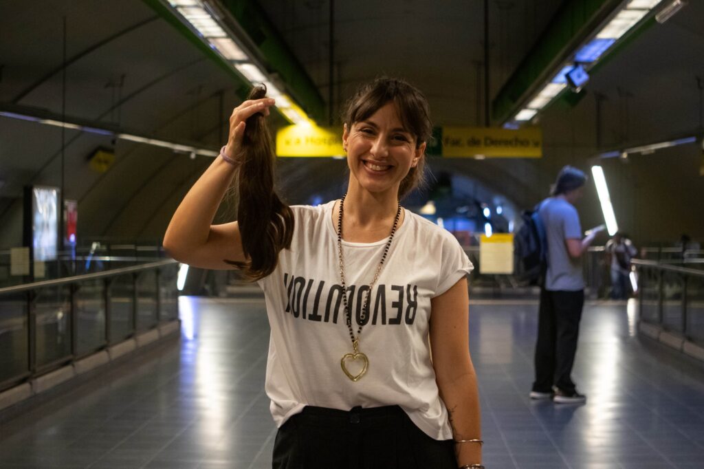 El Subte recibe donaciones de pelo este lunes