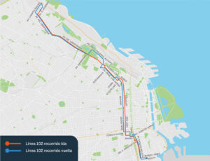 El 102 sumará un ramal entre Barracas y Núñez