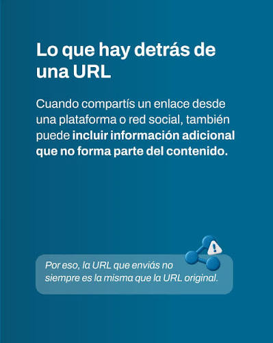 Qué revisar antes de compartir un enlace